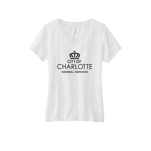 CCGS - Volunteer Knitwear - Women's Daily V-Neck Tee USA-Made