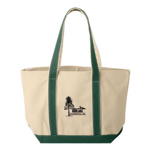 BuddLakeAssociation - 16 Ounce Cotton Canvas Tote v3
