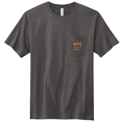 NYC Brewers Guild - Volunteer Knitwear All-American Pocket Tee USA-Made