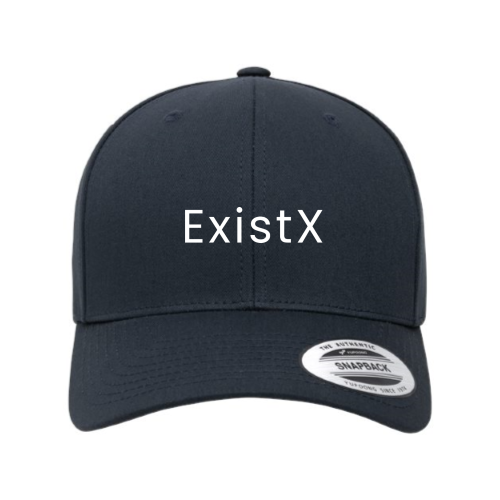 ExistX - CVC Snapback Cap - Navy / Black