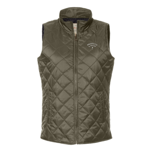 BookClub - Women's Vintage Diamond Quilted Vest