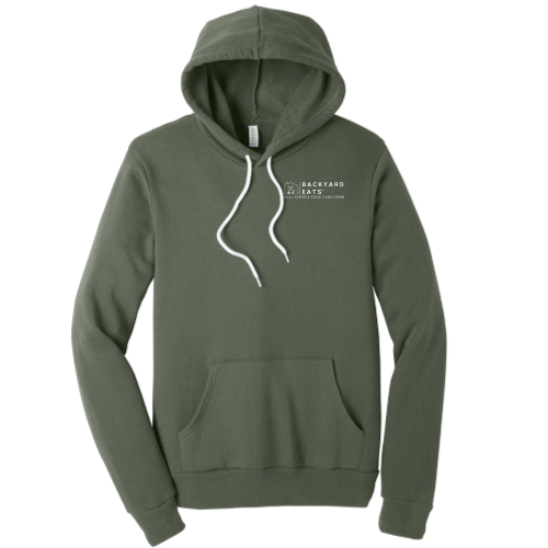 BackyardEats - Unisex Poly/Cotton Hooded Pullover Sweatshirt