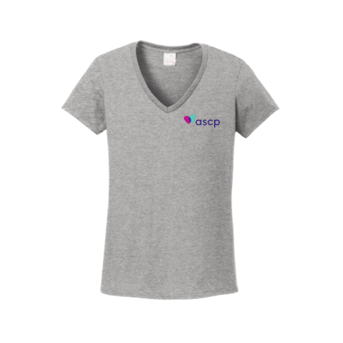 ASCP - Gildan Ladies Heavy Cotton 100% Cotton V-Neck T-Shirt