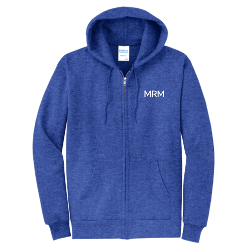 MRM - Port & Company Classic Full-Zip Hooded Sweatshirt