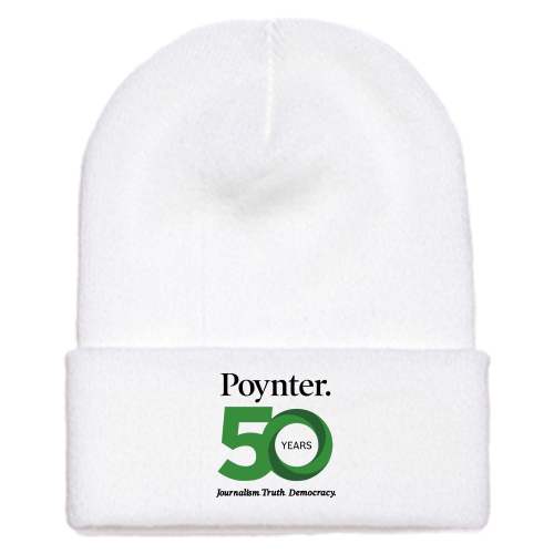 Poynter - Cuffed Knit Beanie - White