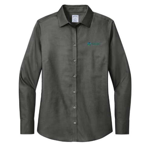 SEDC -Brooks Brothers Women's Wrinkle-Free Stretch Nailhead Shirt