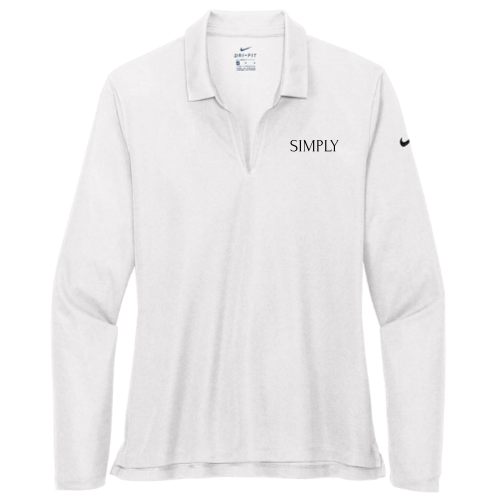 SimplyBrokerage - Nike - Ladies Dri-FIT Long Sleeve Polo v2