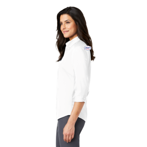 JacksPlumbing Port Authority - Ladies Three-Quarter Sleeve Shirt