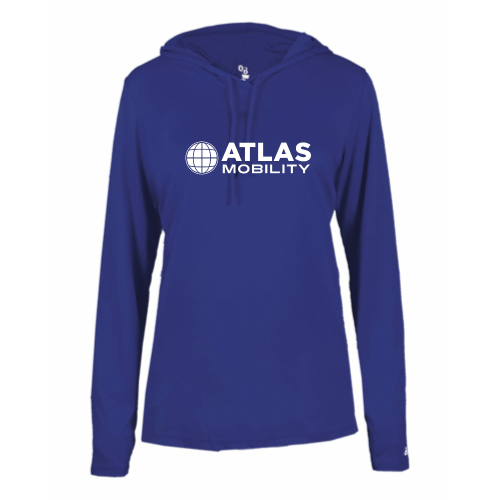 Atlas Mobility - B-Core L/S Women's Hood Tee v1