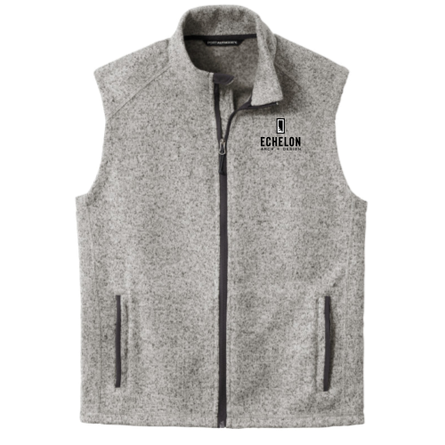 EchelonAD - Sweater Fleece Vest - Gray