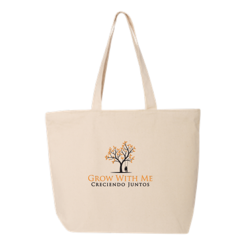 GrowWithMe - 24.5L Canvas Zippered Tote v1