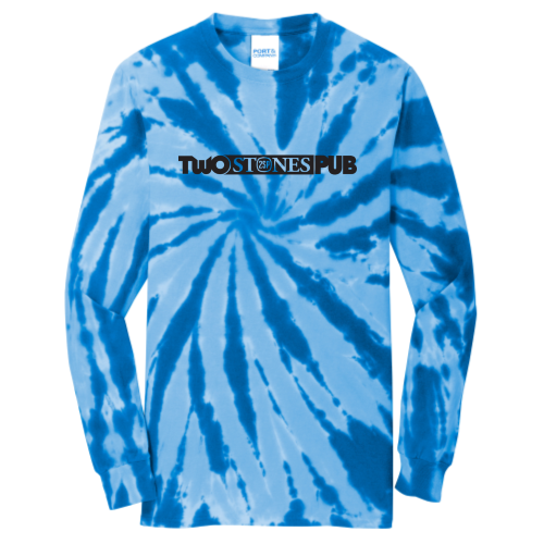 TwoStonesPub - Port & Company Essential Tie-Dye Long Sleeve Tee v1