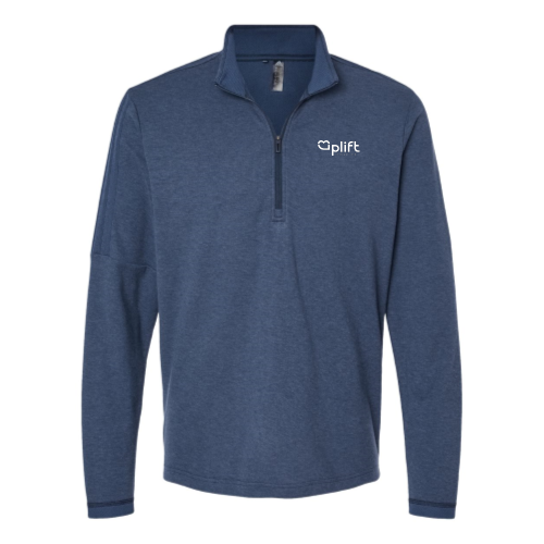 Uplift - 3-Stripes Quarter-Zip Sweater
