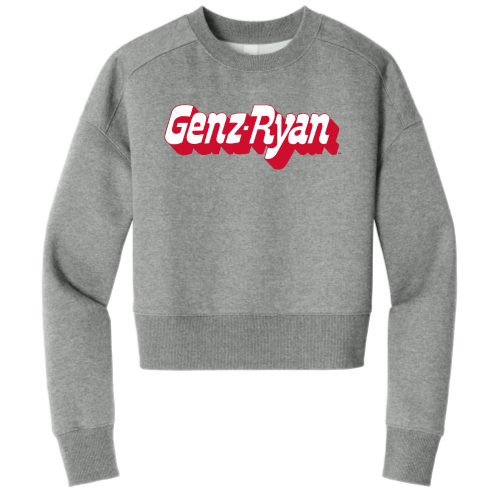 GenzRyan - District Women's Perfect Weight Fleece Cropped Crew