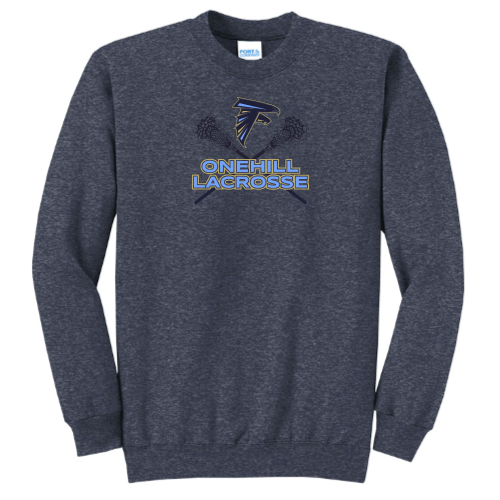 "OneHillLacrosse - Port & Company Classic Crewneck Sweatshirt "