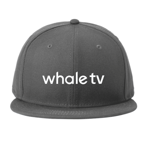 WhaleTV - Era Standard Fit Flat Bill Snapback Cap