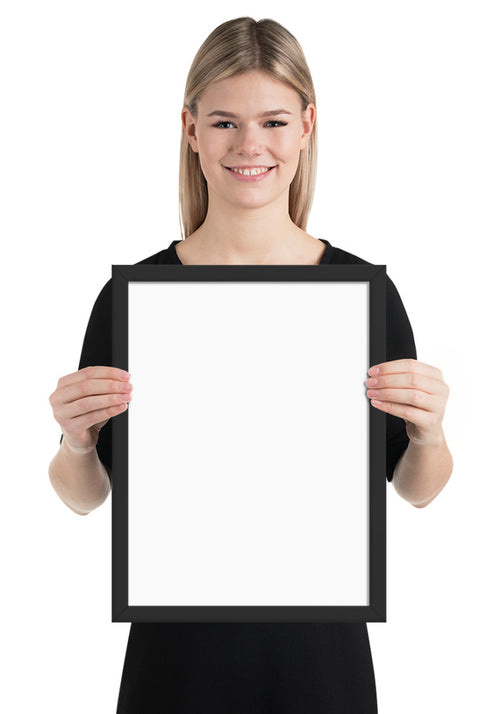 Premium Luster Photo Paper Framed Poster