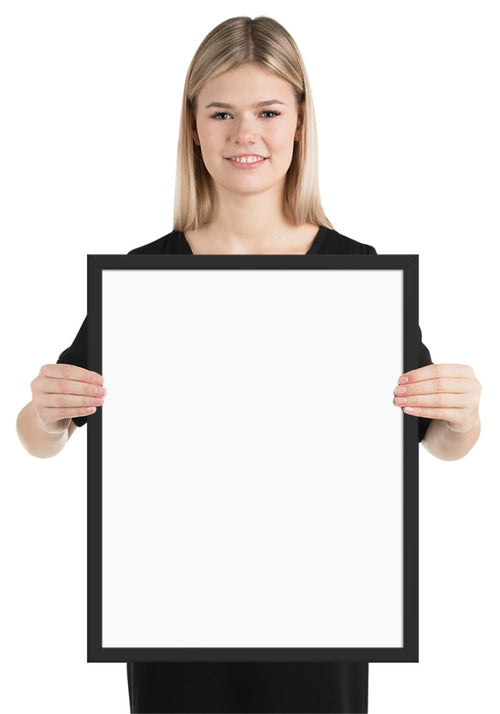 Premium Luster Photo Paper Framed Poster