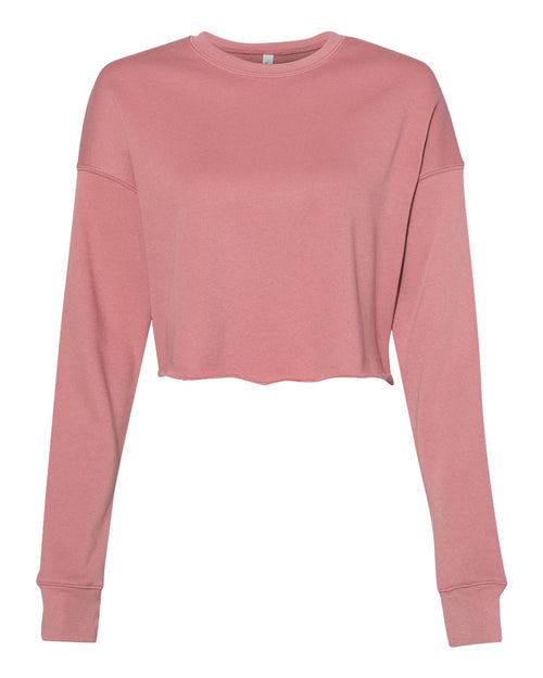 Bella+Canvas Women's Crop Crewneck Sweatshirt B7503