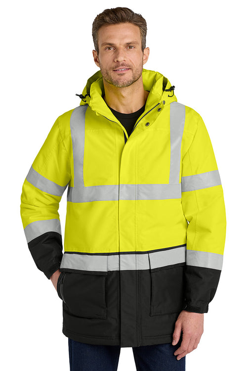 Port Authority ANSI 107 Class 3 Safety Heavyweight Parka J799S