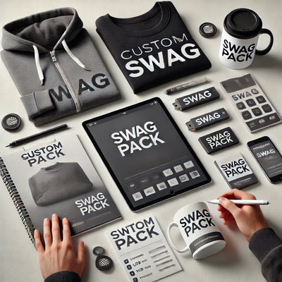 Unlock Creativity with Custom Swag Packs - No Minimums!