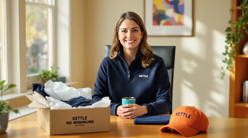 Header image for Branded Merch for Law School Recruiting Events: How to Order Per-Campus Without Minimum Quantities (2026)