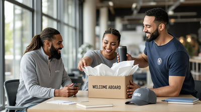 Header image for The Complete Guide to New Hire Welcome Kits: Automate Onboarding Swag for Remote Teams (2026)