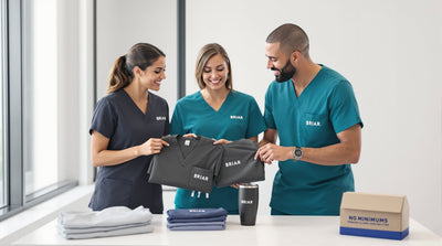 Header image for How to Add Department-Specific Logos to Nursing Scrubs Without a Minimum Order (2026)