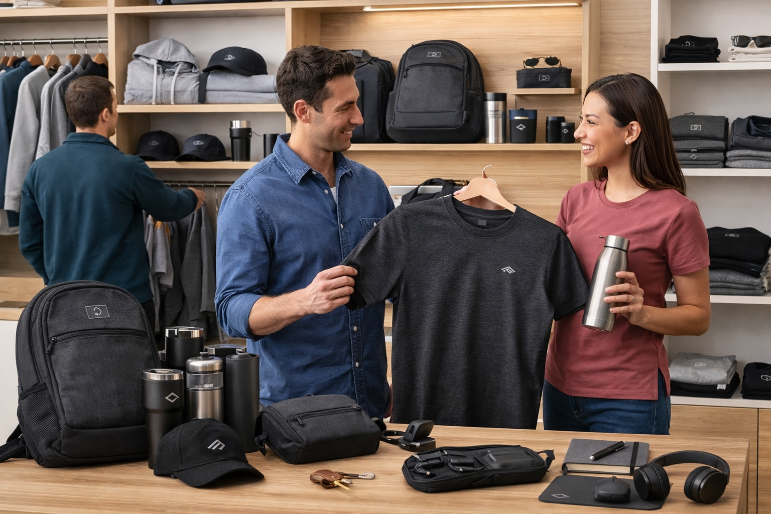 The Closet People Brag About at Work Branded Apparel and Accessories T ...