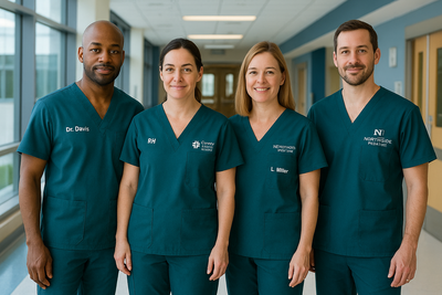 Branded Scrubs That Mean Business
