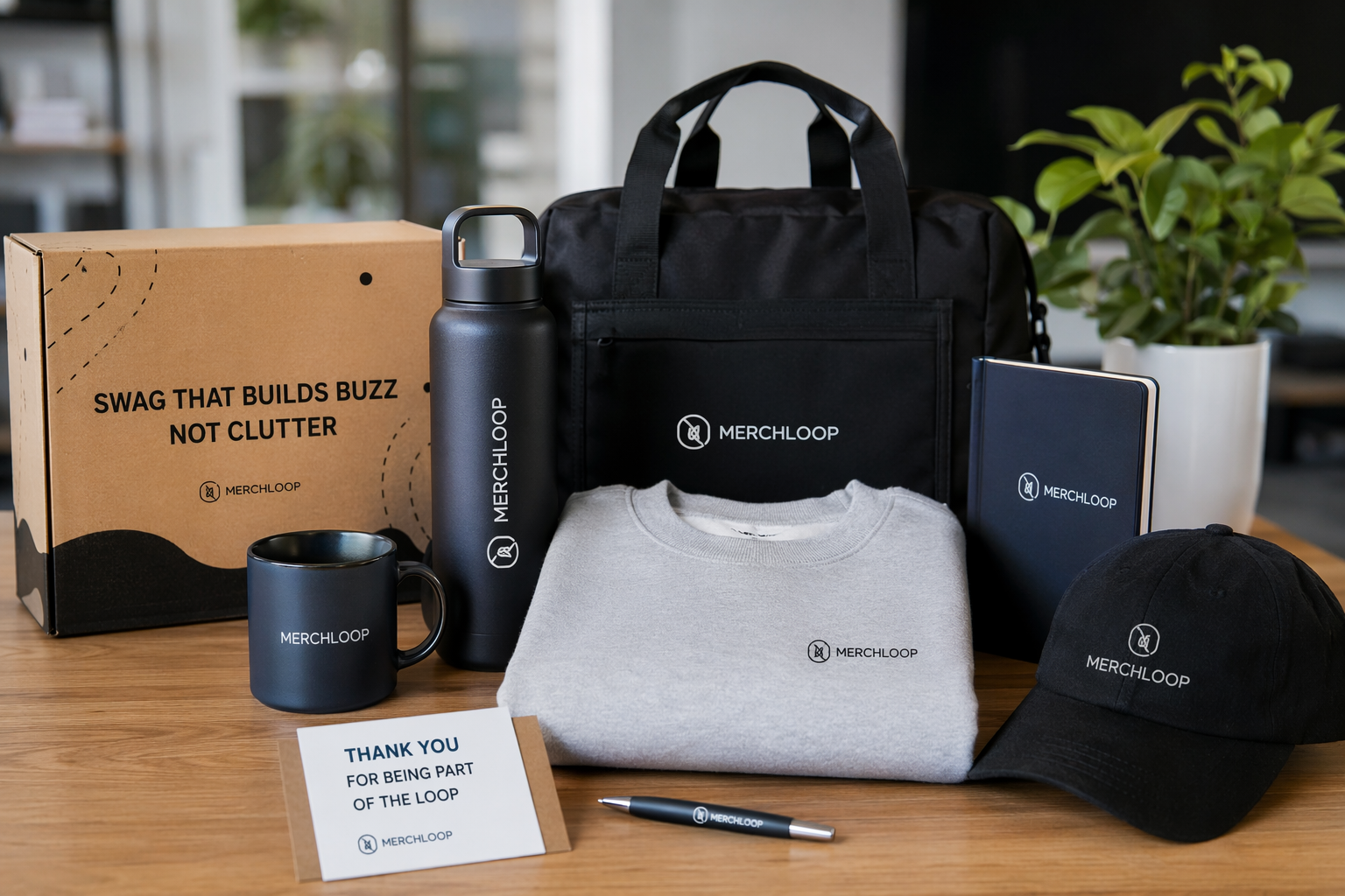 Company Swag That Builds Buzz Not Clutter – Merchloop