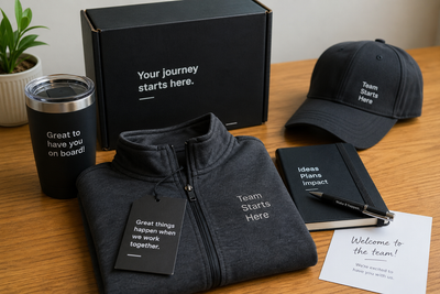Company Swag That Builds Loyalty Before the First Paycheck Arrives
