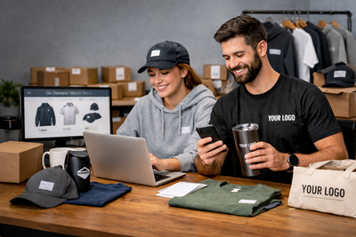 Why an On Demand Merch Store Is Changing the Way Companies Do Swag