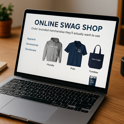 Building Connection Through an Online Swag Shop That Works Anywhere