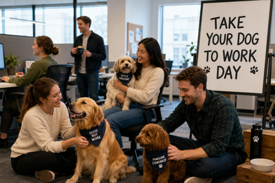 Paws in the Office Why Dog Friendly Workdays Are Becoming the Ultimate Culture Boost