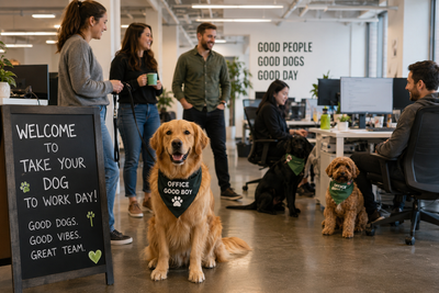 Why Offices Are Going Crazy for Take Your Dog to Work Day