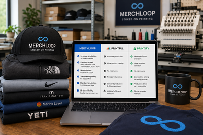 Merchloop’s Print &amp; Embroidery Quality vs. Printful and Printify: An Honest Comparison (2026)