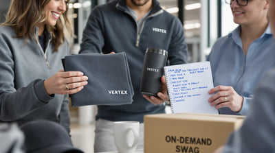 Header image for How On-Demand Swag Platforms Help Healthcare Organizations Avoid Anti-Kickback Statute Exposure (2026)