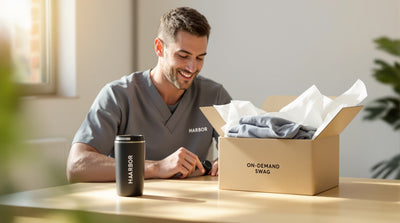 Header image for Per-Order Branded Scrubs and Apparel Programs for Large Physician Practices: What to Look For in a Platform (2026)
