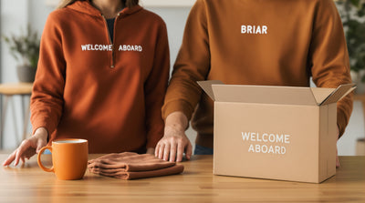 Header image for How a Values-Aligned Swag Drop Reduced New Hire Turnover in the First 90 Days (2026)