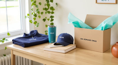 Header image for Zero-Inventory Branded Merchandise for Real Estate Open Houses and Community Events (2026)