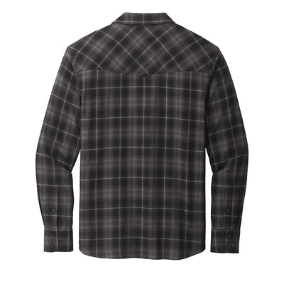 Port Authority Long Sleeve Ombre Plaid Shirt W672