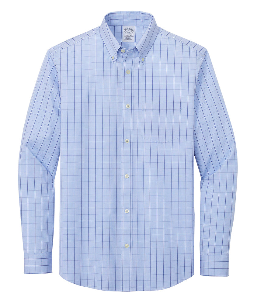 Brooks Brothers Wrinkle-Free Stretch Patterned Shirt BB18008