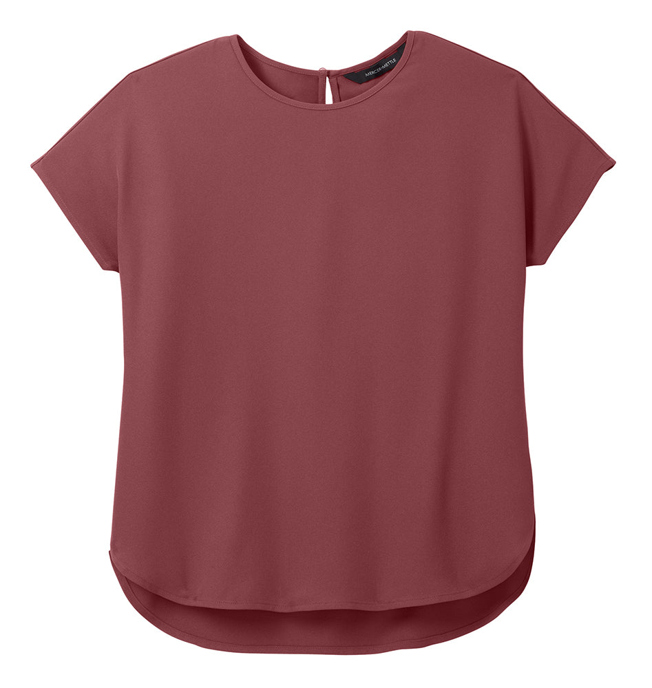 Mercer+Mettle Women's Stretch Crepe Crew MM2015