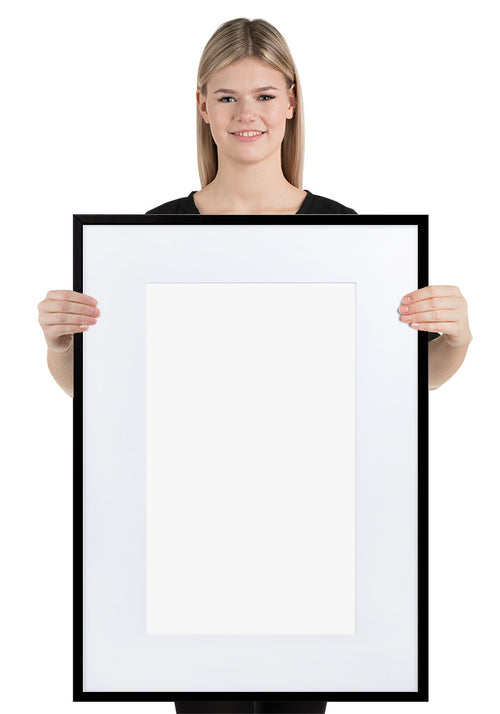Matte Paper Framed Poster With Mat
