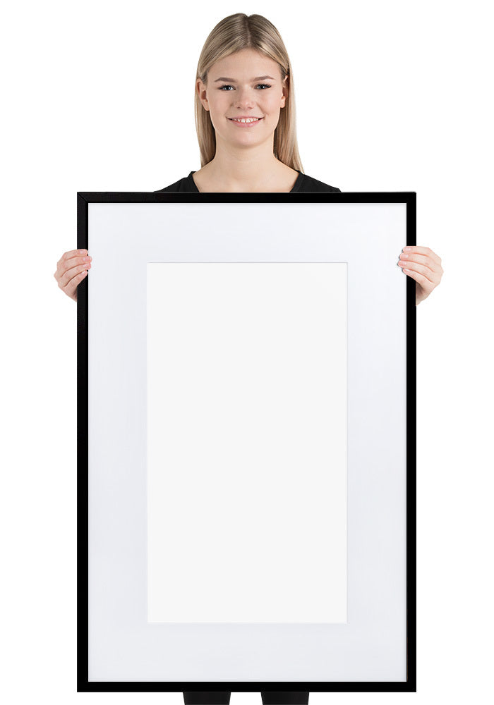 Matte Paper Framed Poster With Mat