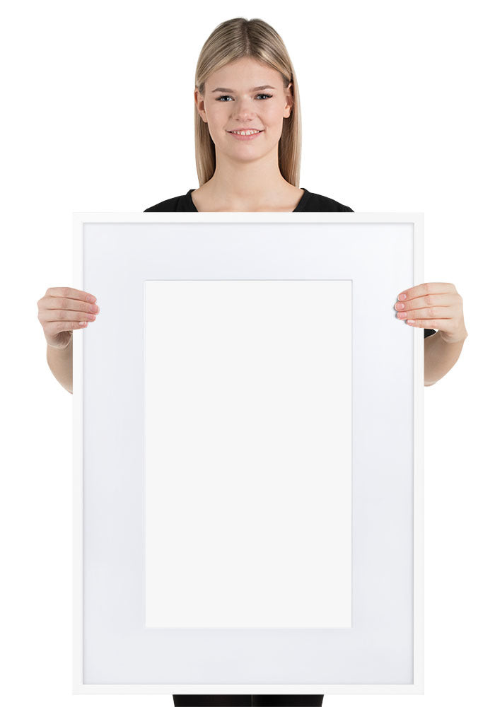 Matte Paper Framed Poster With Mat