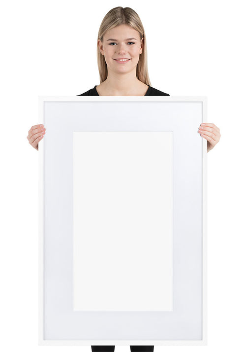 Matte Paper Framed Poster With Mat