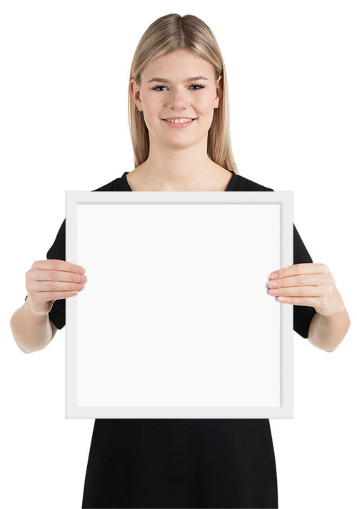 Premium Luster Photo Paper Framed Poster