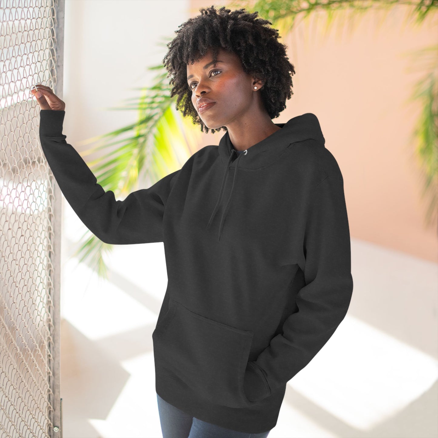 CA - Three-Panel Fleece Hoodie